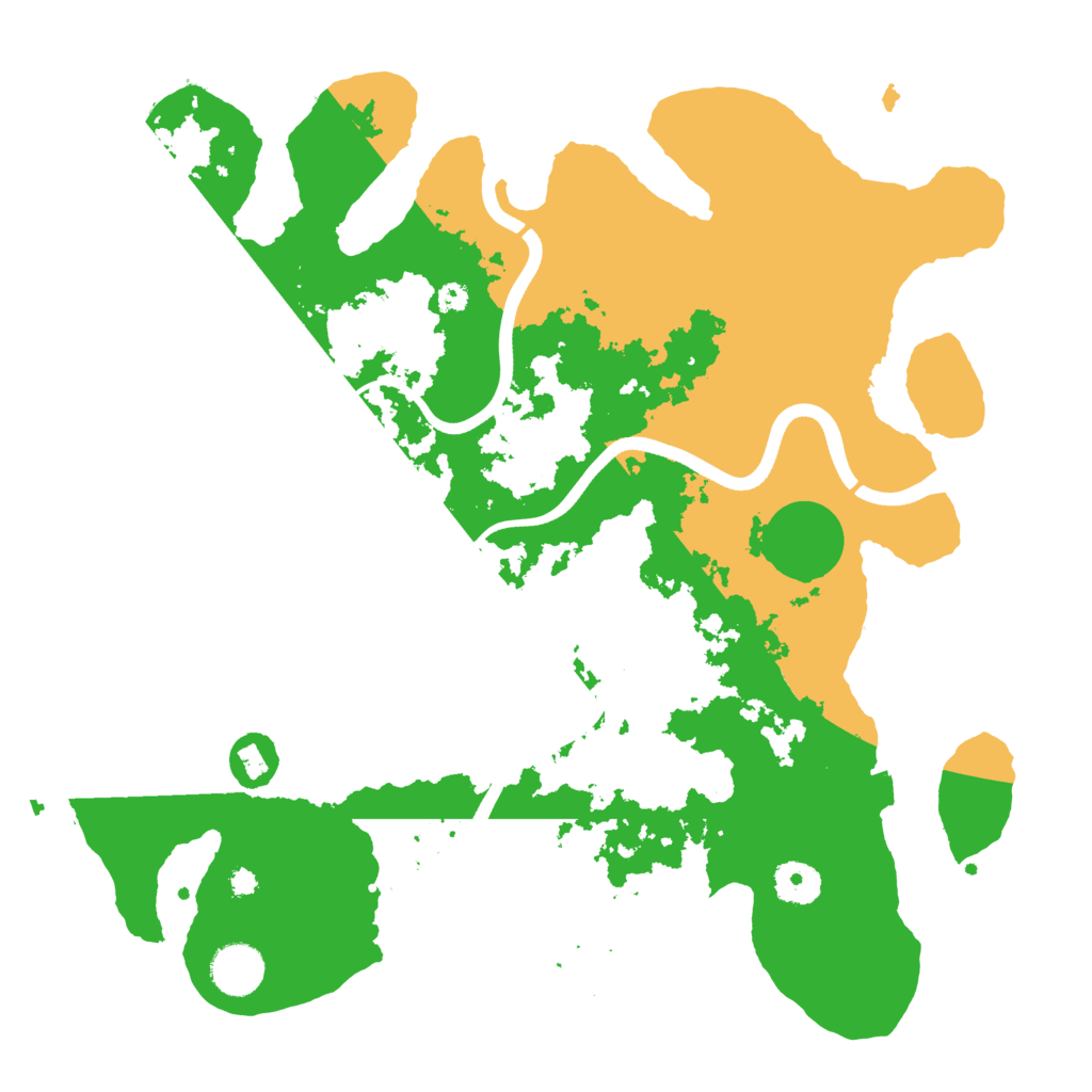 Biome Rust Map: Procedural Map, Size: 3650, Seed: 807849569