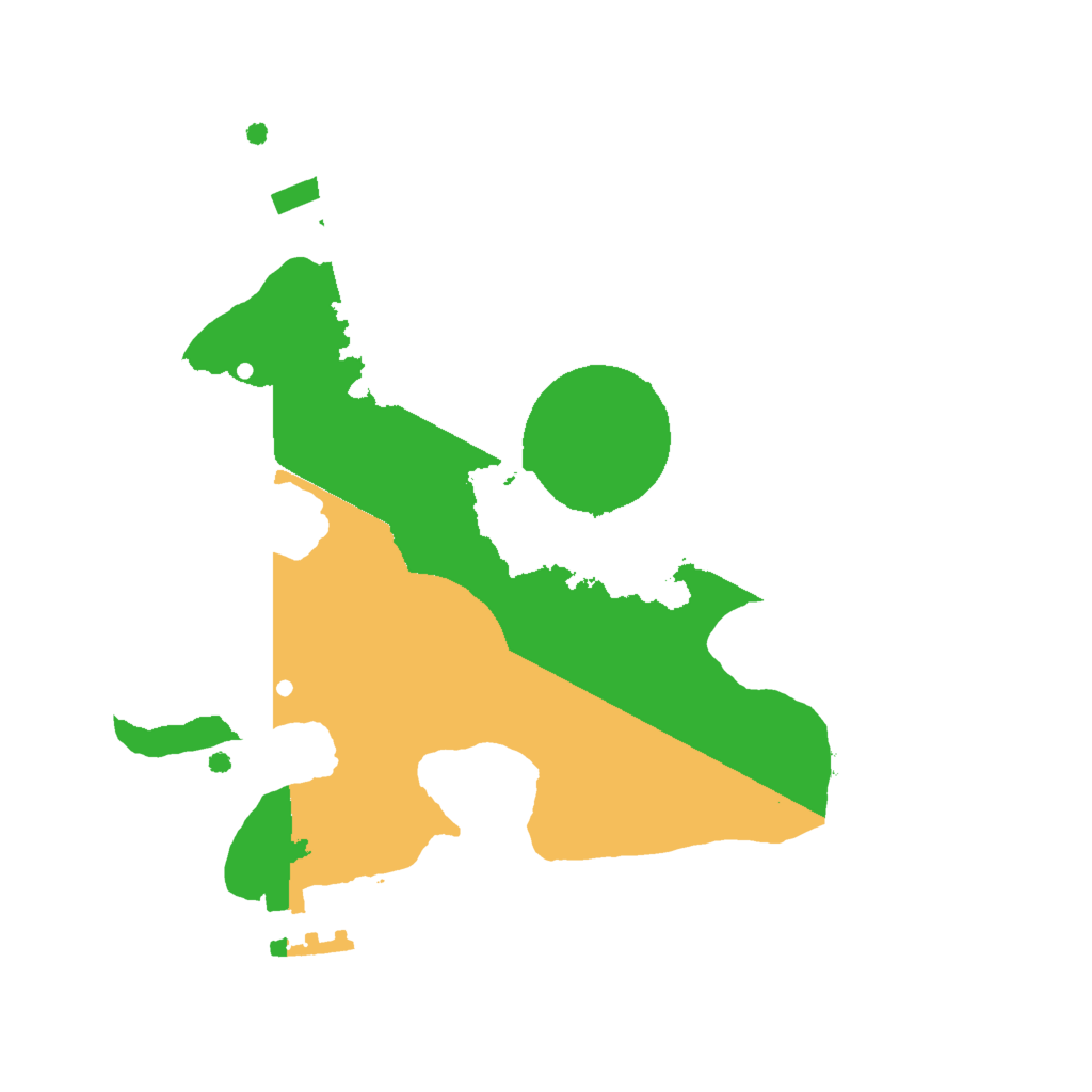 Biome Rust Map: Procedural Map, Size: 2000, Seed: 588833157