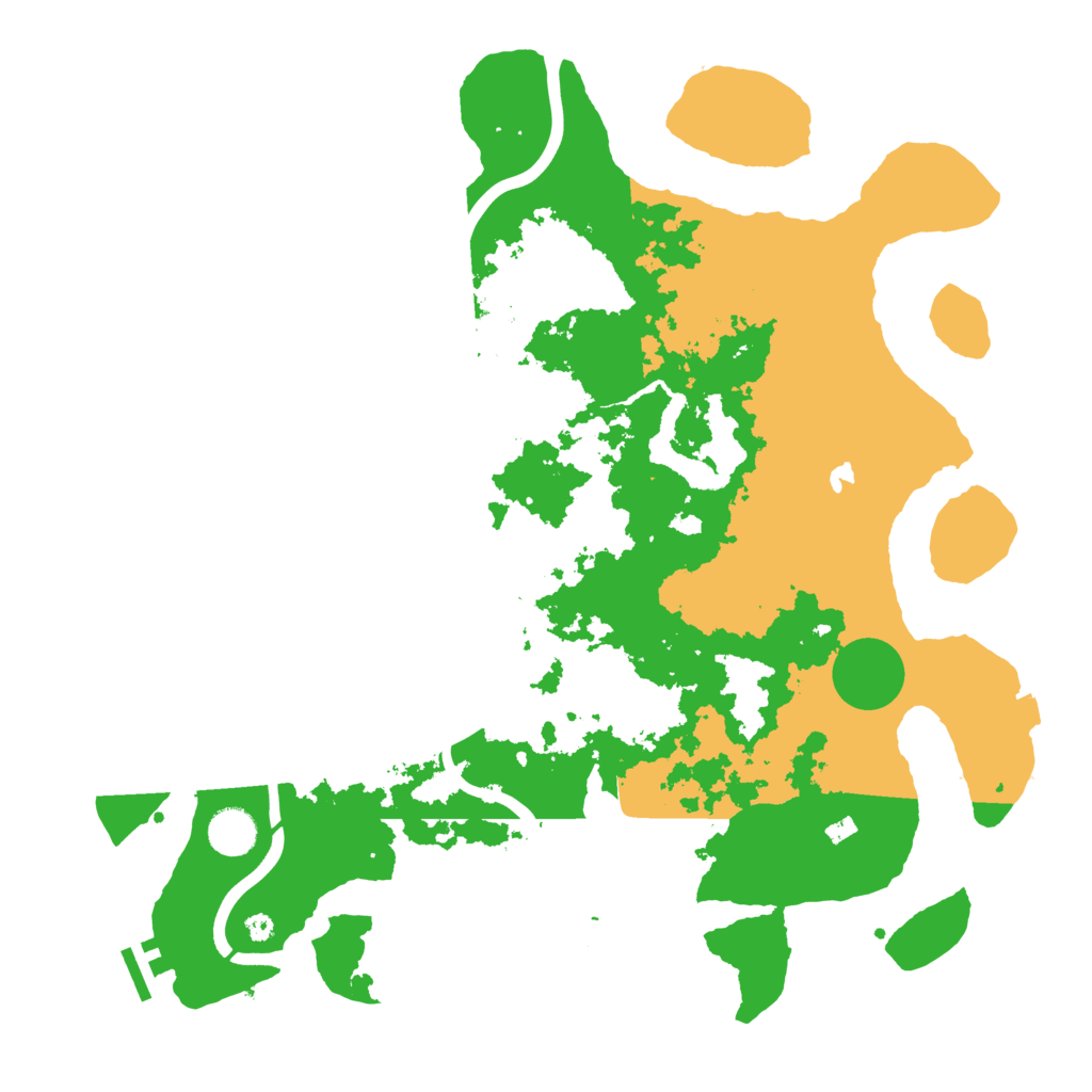 Biome Rust Map: Procedural Map, Size: 4000, Seed: 4266