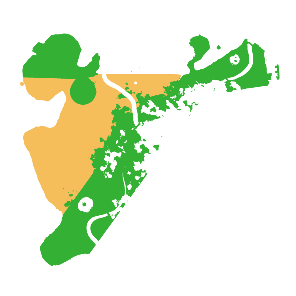 Biome Rust Map: Procedural Map, Size: 3000, Seed: 1180551415