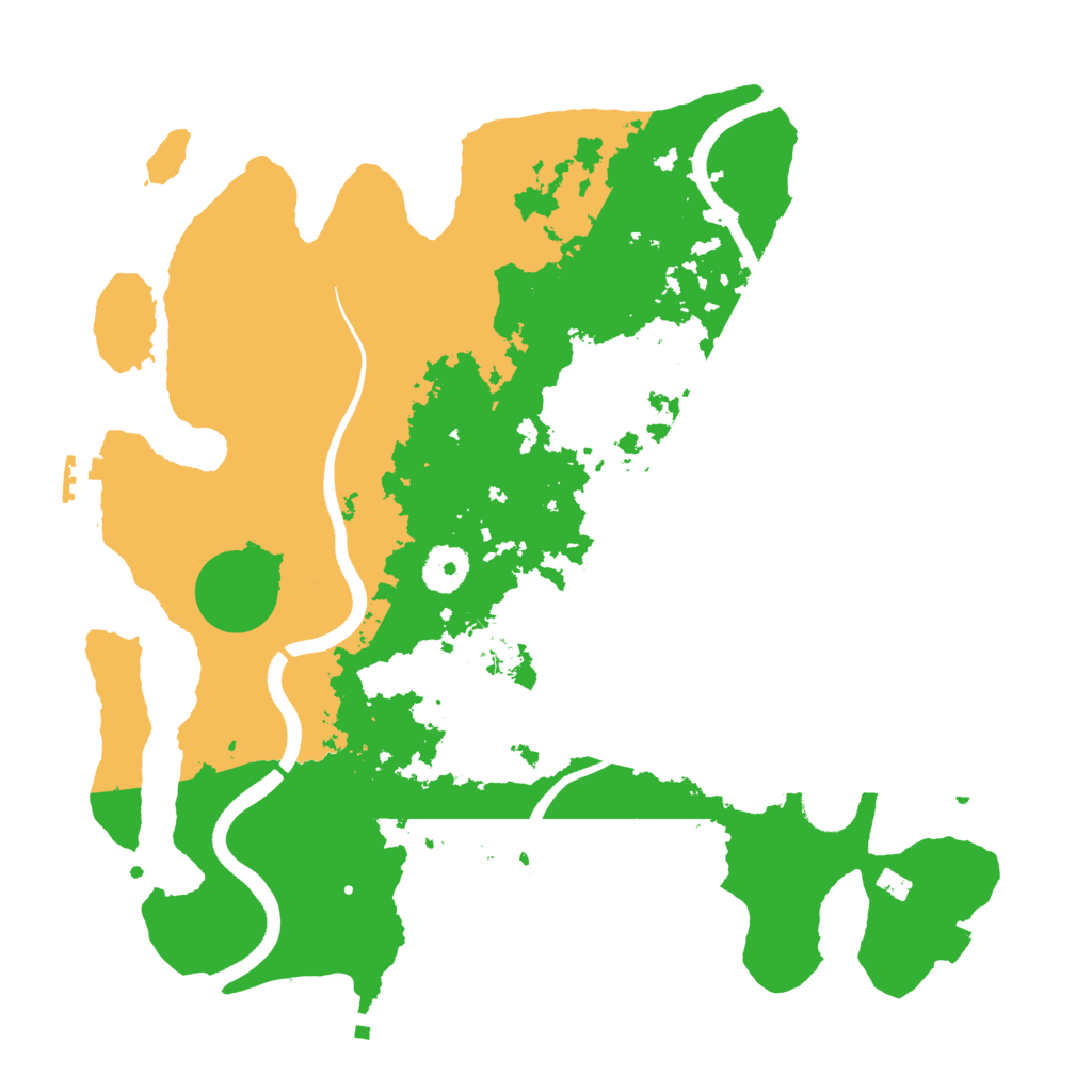 Biome Rust Map: Procedural Map, Size: 3500, Seed: 908756410