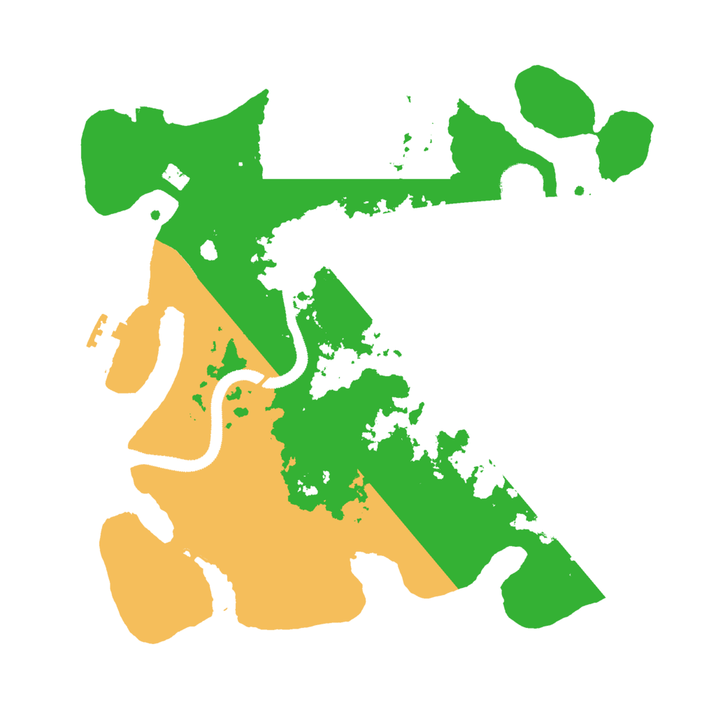 Biome Rust Map: Procedural Map, Size: 3000, Seed: 66554452