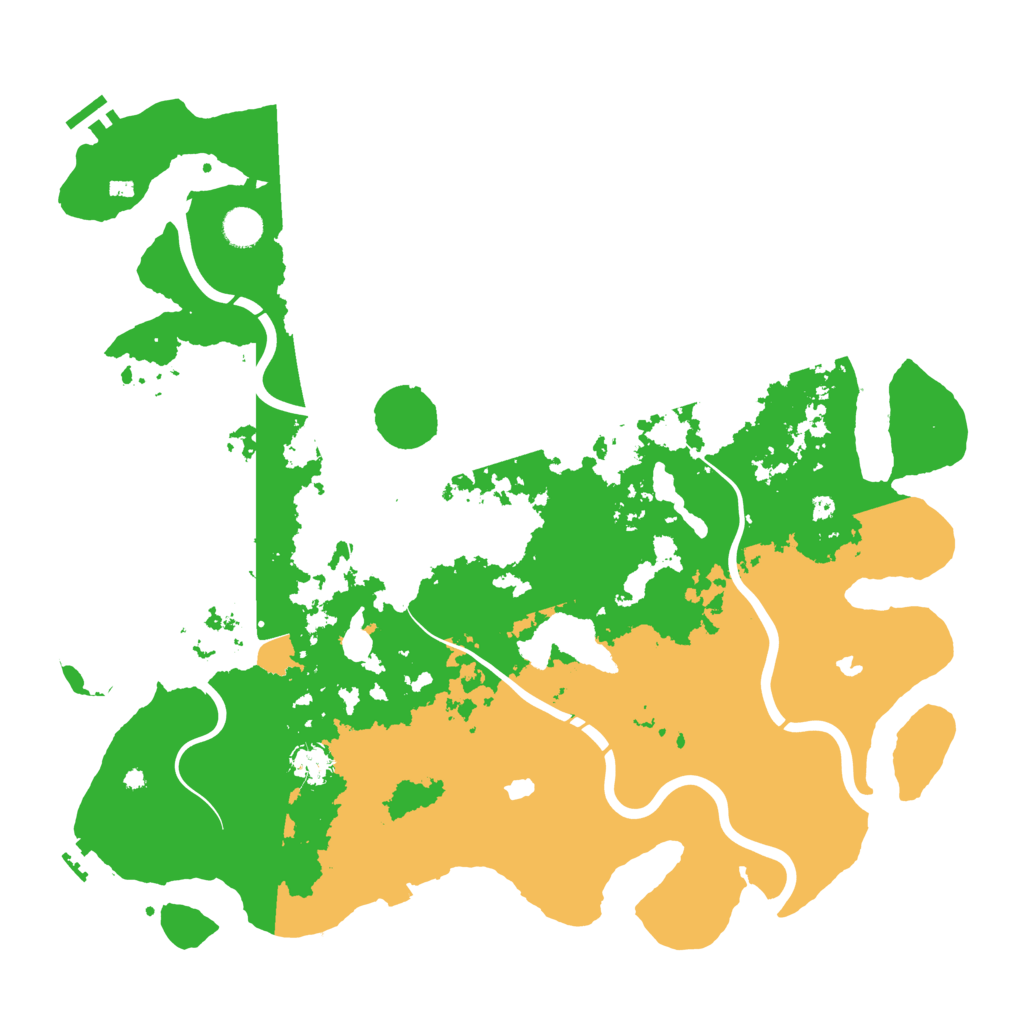 Biome Rust Map: Procedural Map, Size: 4500, Seed: 949469471