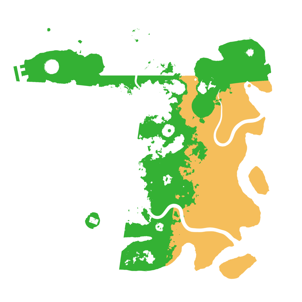 Biome Rust Map: Procedural Map, Size: 3650, Seed: 59184984