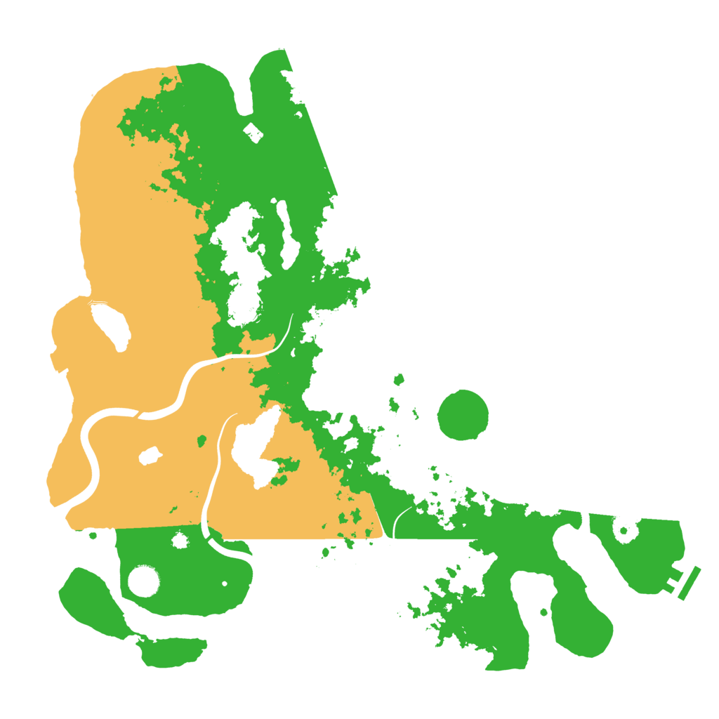 Biome Rust Map: Procedural Map, Size: 4000, Seed: 1393399042