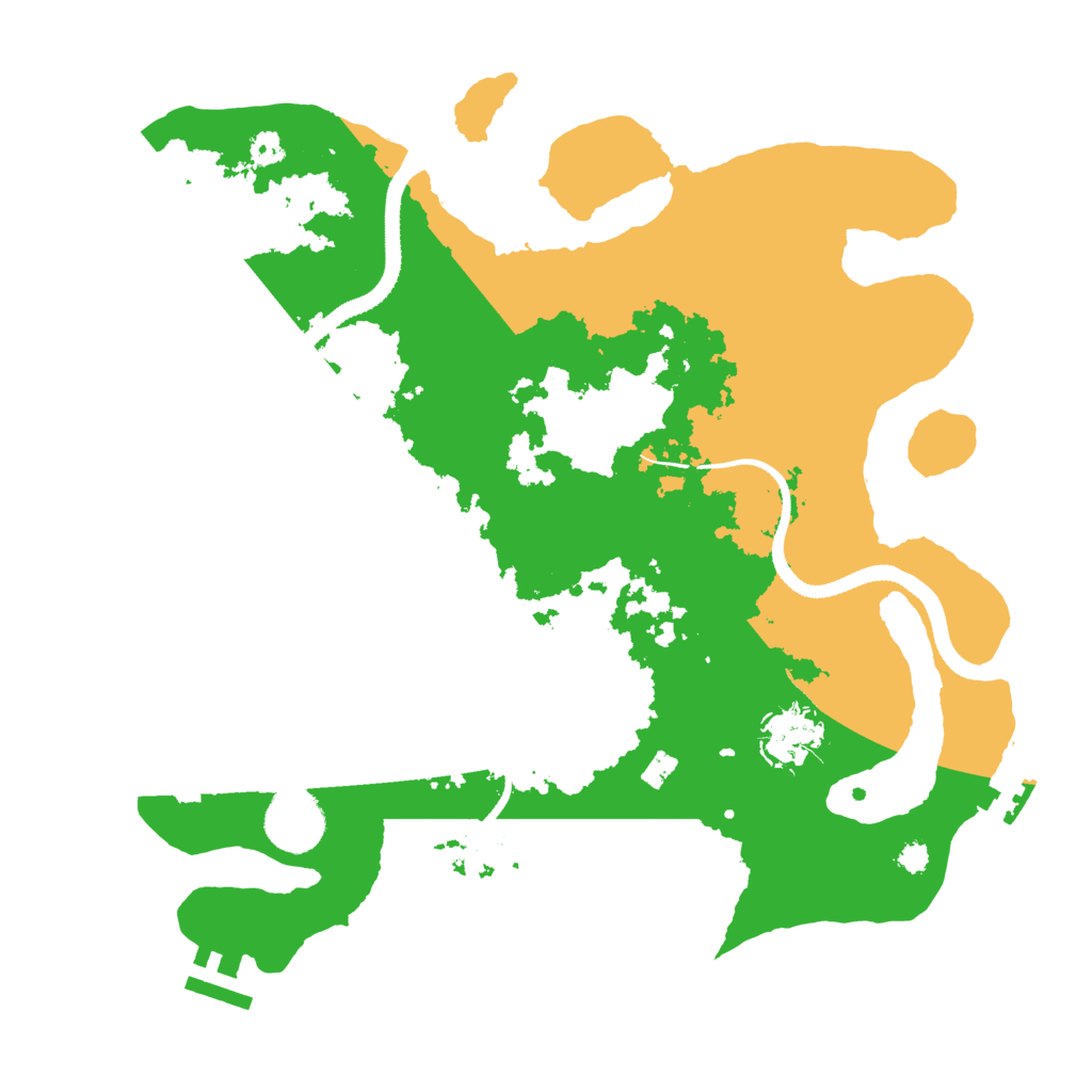 Biome Rust Map: Procedural Map, Size: 3250, Seed: 862751955