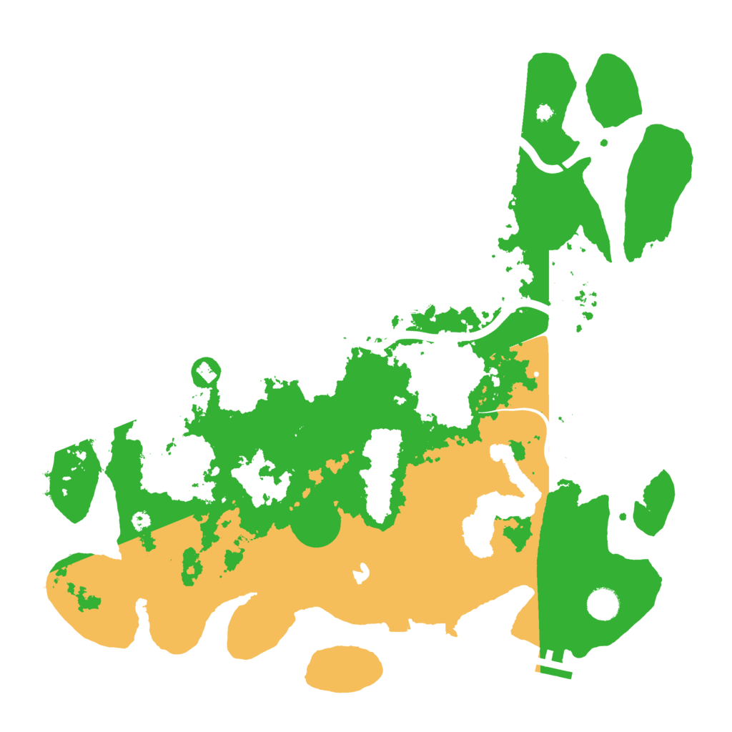 Biome Rust Map: Procedural Map, Size: 4000, Seed: 263687914