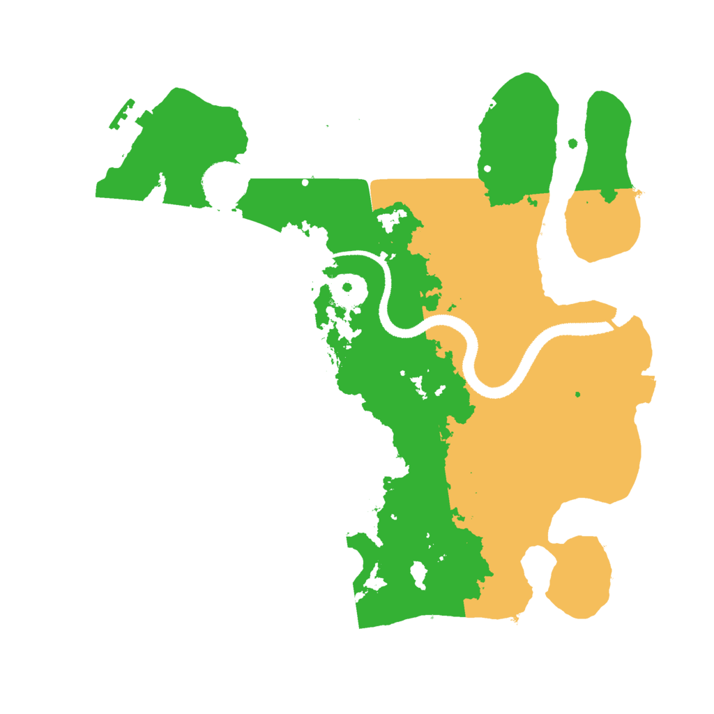 Biome Rust Map: Procedural Map, Size: 3000, Seed: 1337281779