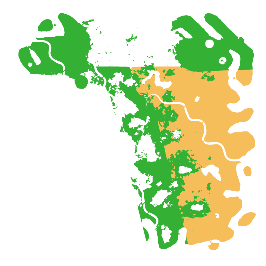Biome Rust Map: Procedural Map, Size: 5500, Seed: 1264446489