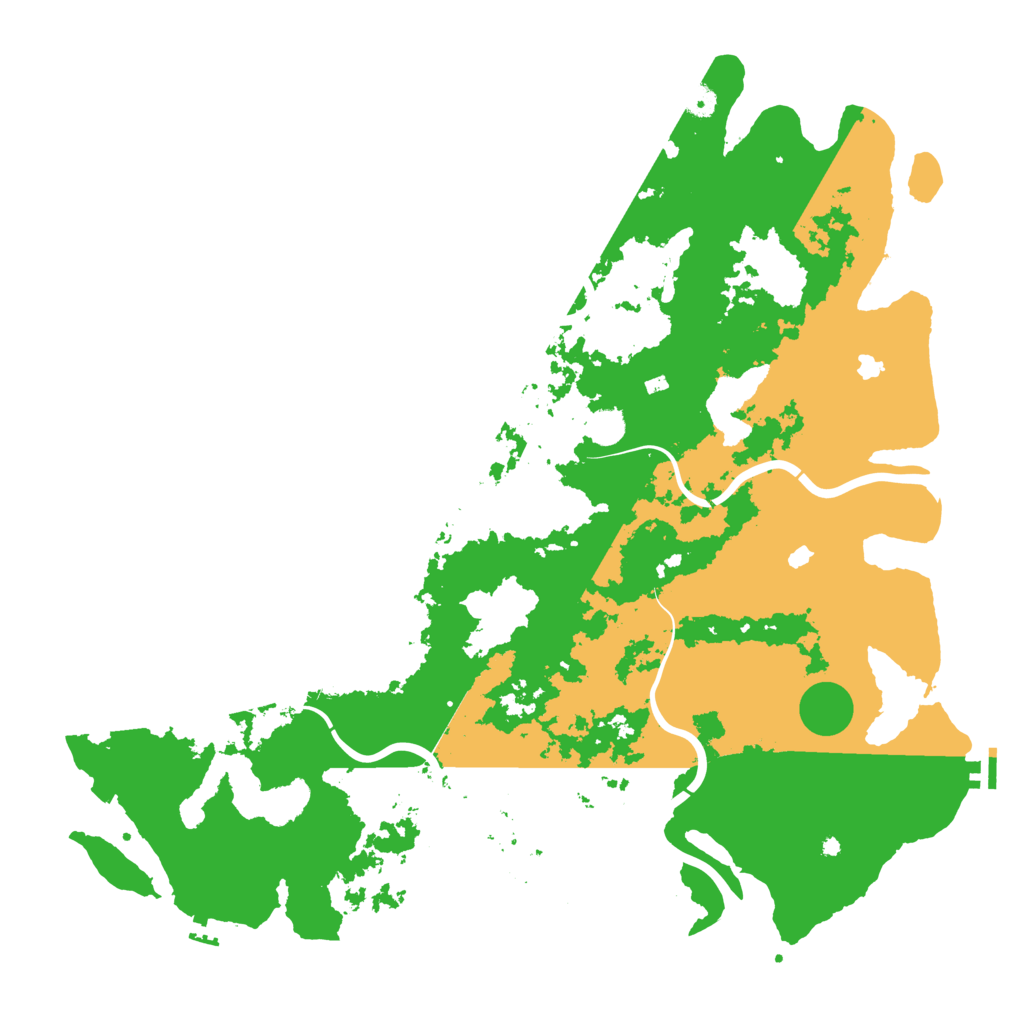 Biome Rust Map: Procedural Map, Size: 5000, Seed: 979173