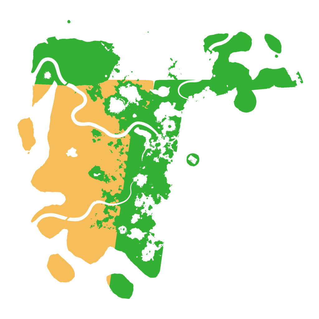 Biome Rust Map: Procedural Map, Size: 4000, Seed: 17489456