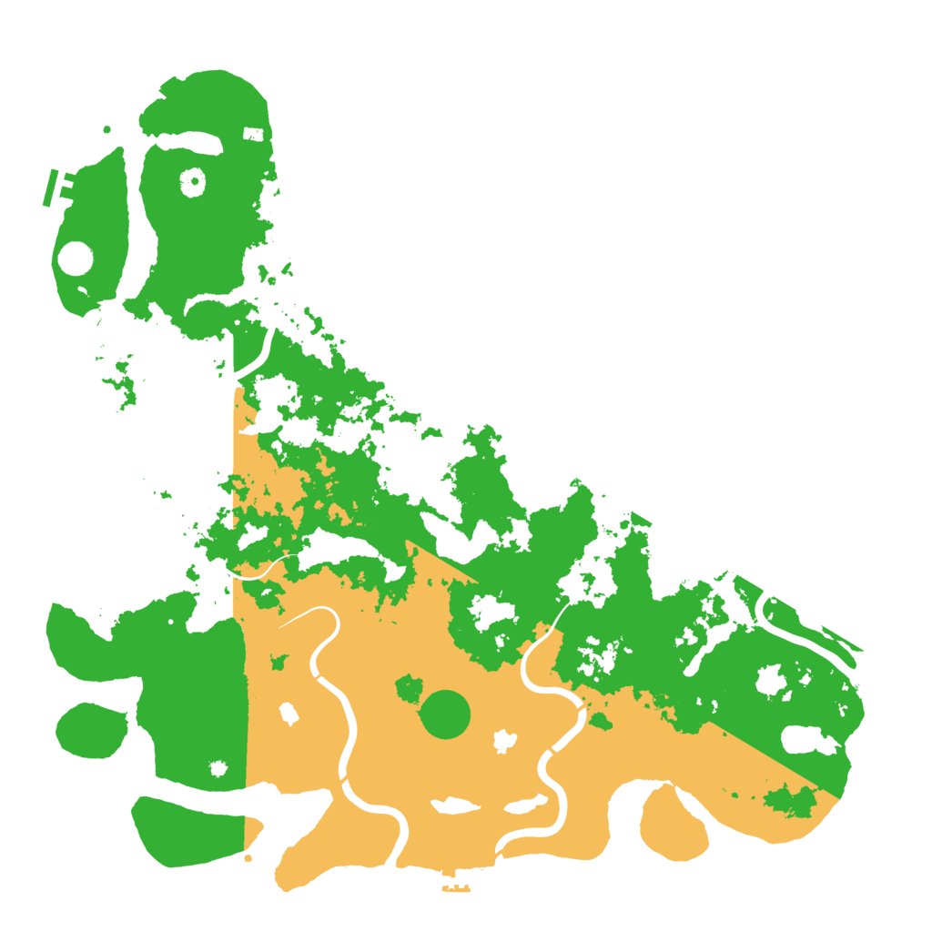 Biome Rust Map: Procedural Map, Size: 5000, Seed: 1810423531