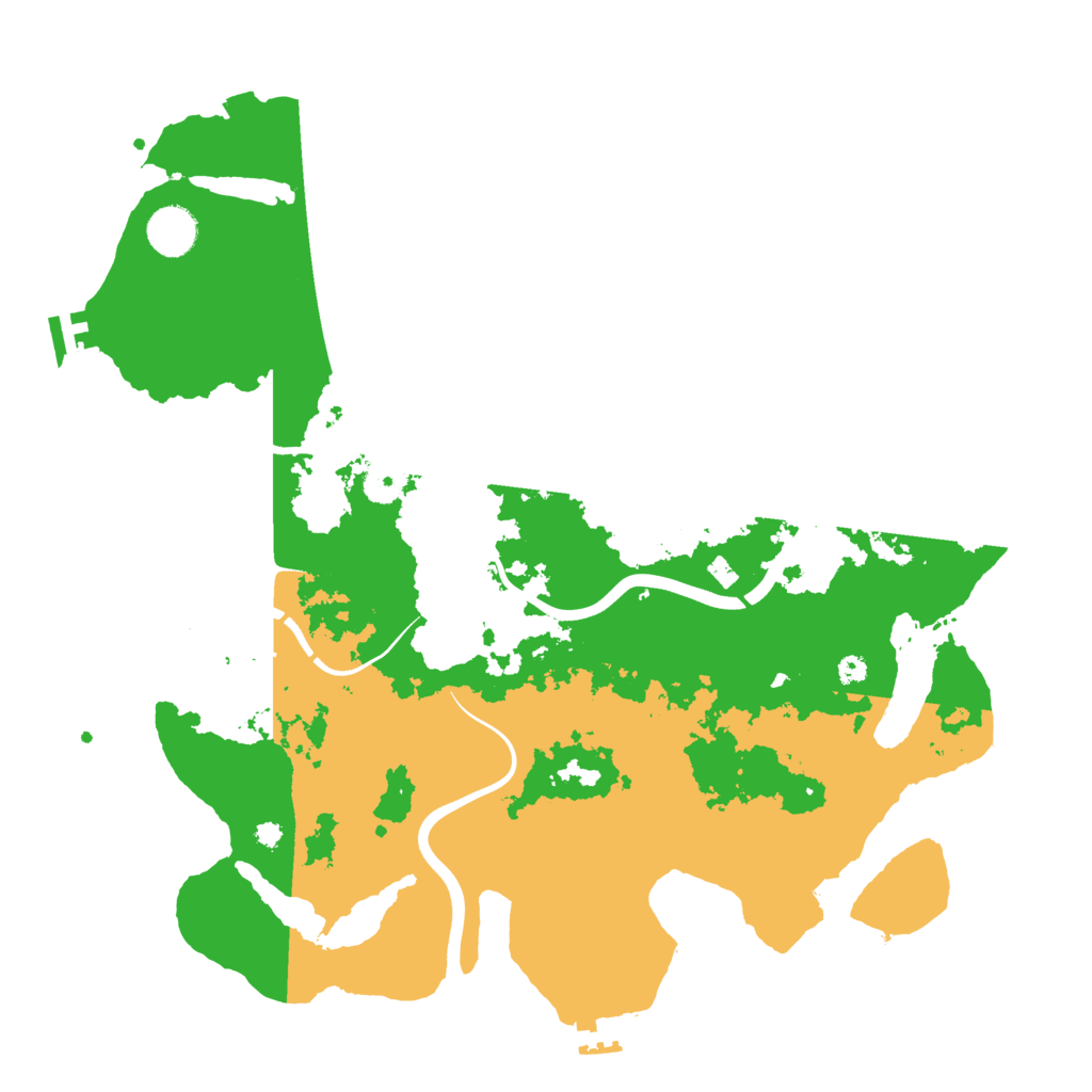 Biome Rust Map: Procedural Map, Size: 3850, Seed: 22446688