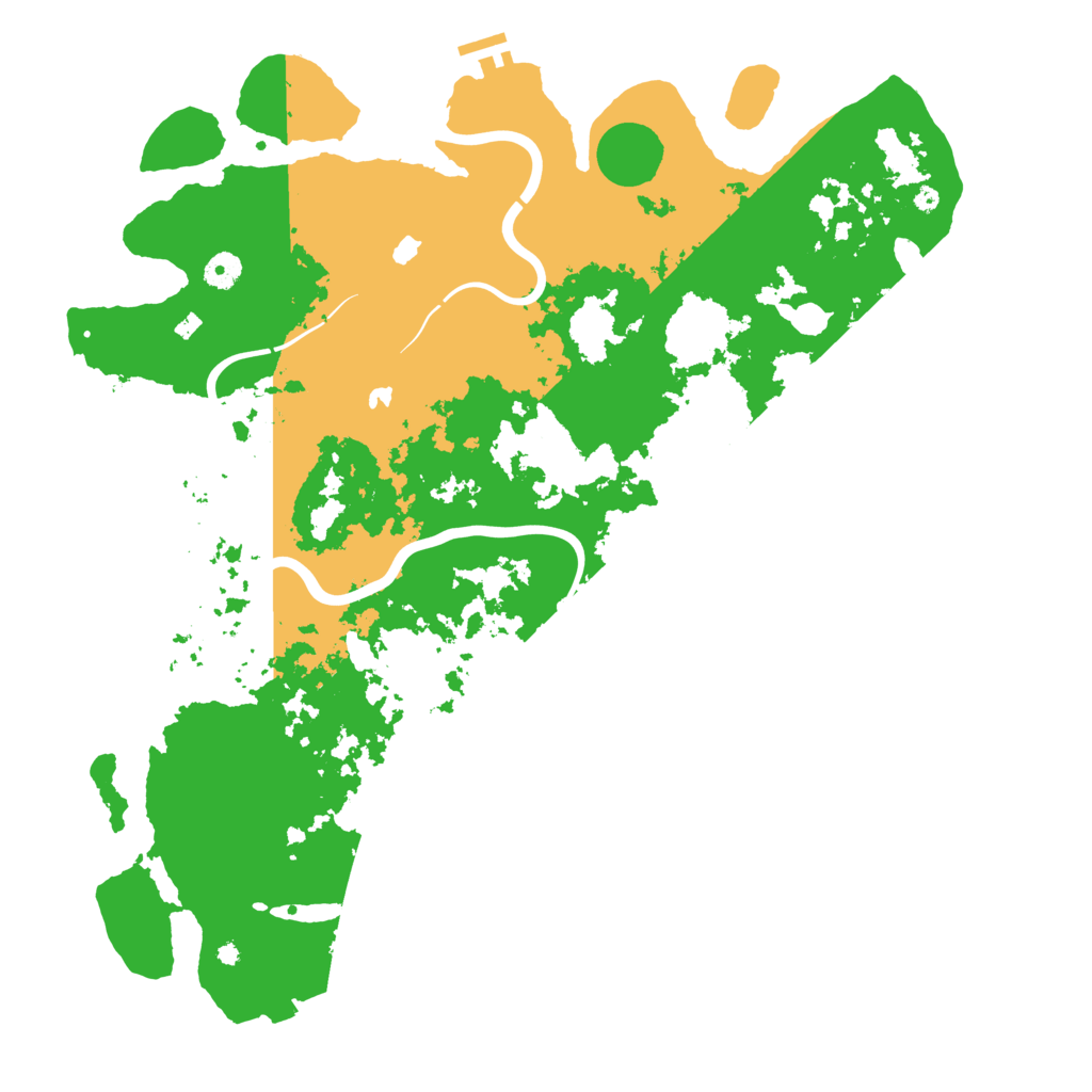 Biome Rust Map: Procedural Map, Size: 4500, Seed: 418467924
