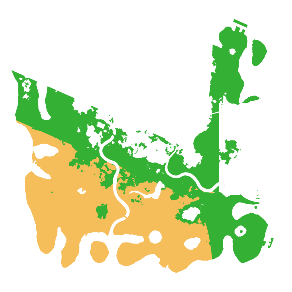 Biome Rust Map: Procedural Map, Size: 4000, Seed: 50608
