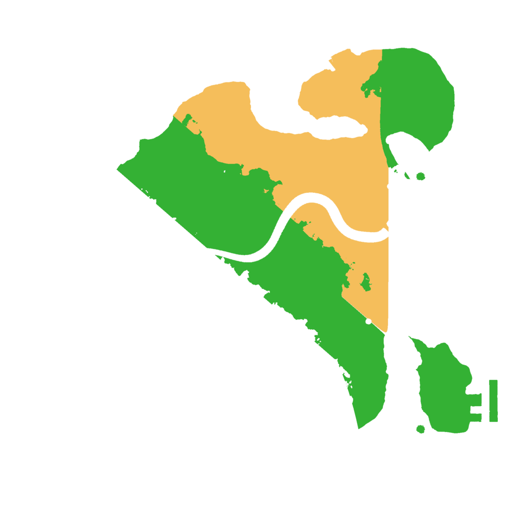 Biome Rust Map: Procedural Map, Size: 2500, Seed: 563405351