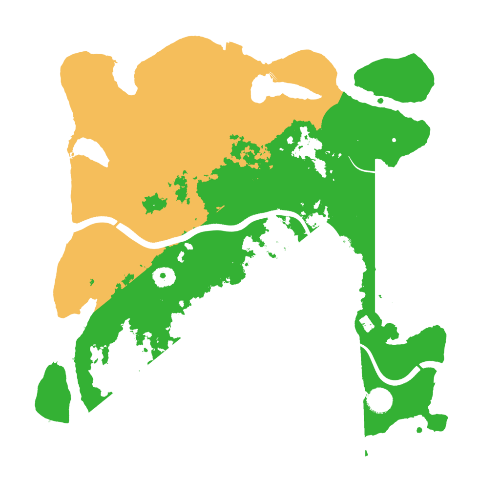 Biome Rust Map: Procedural Map, Size: 3500, Seed: 1968177825