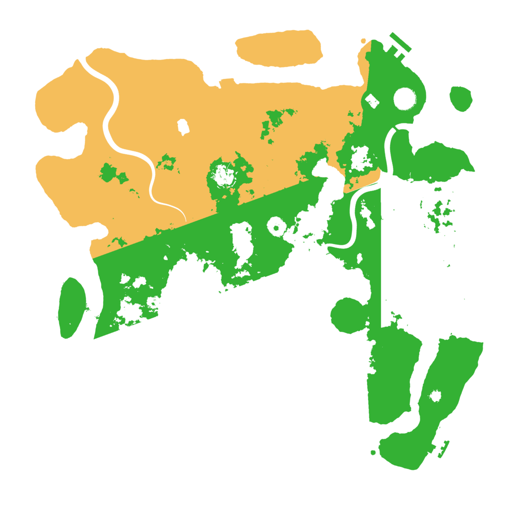 Biome Rust Map: Procedural Map, Size: 4000, Seed: 172212345