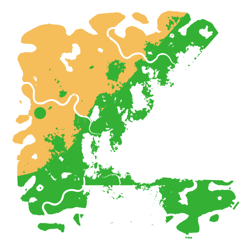 Biome Rust Map: Procedural Map, Size: 5500, Seed: 933825890