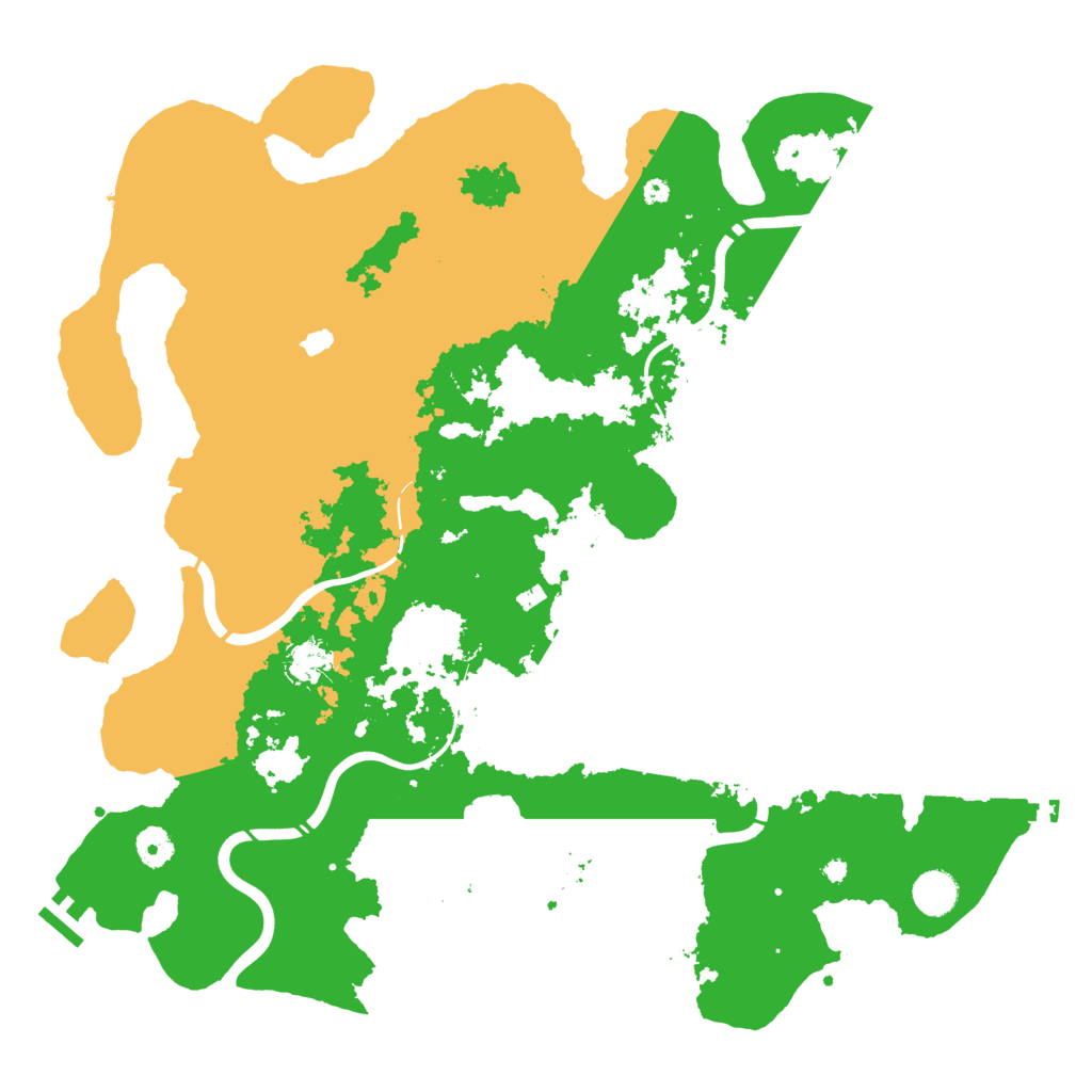 Biome Rust Map: Procedural Map, Size: 4250, Seed: 516649