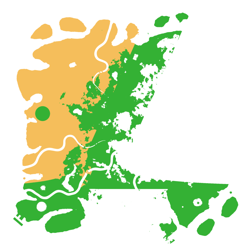 Biome Rust Map: Procedural Map, Size: 4499, Seed: 932159284