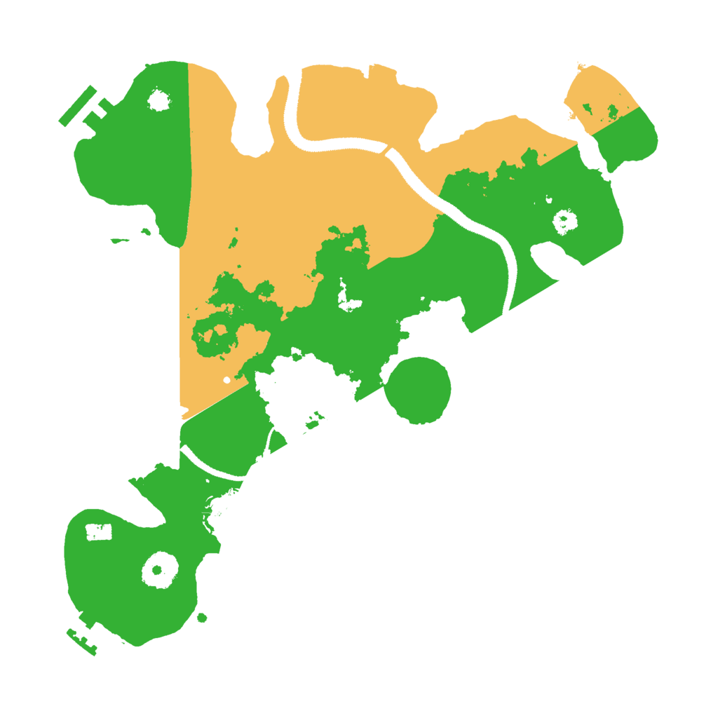 Biome Rust Map: Procedural Map, Size: 3000, Seed: 1805718586