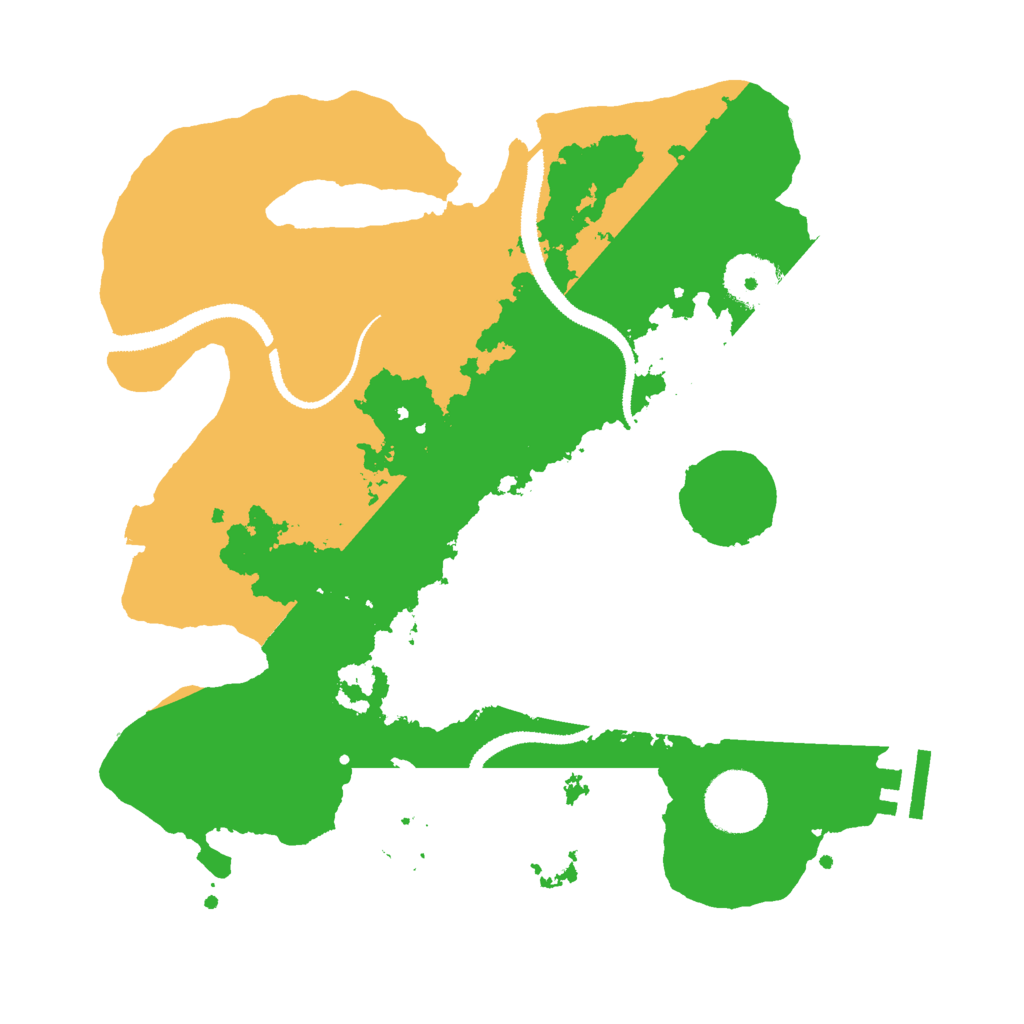 Biome Rust Map: Procedural Map, Size: 3000, Seed: 1378267245
