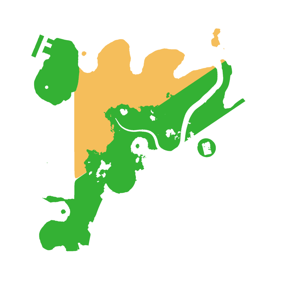 Biome Rust Map: Procedural Map, Size: 2600, Seed: 85422146