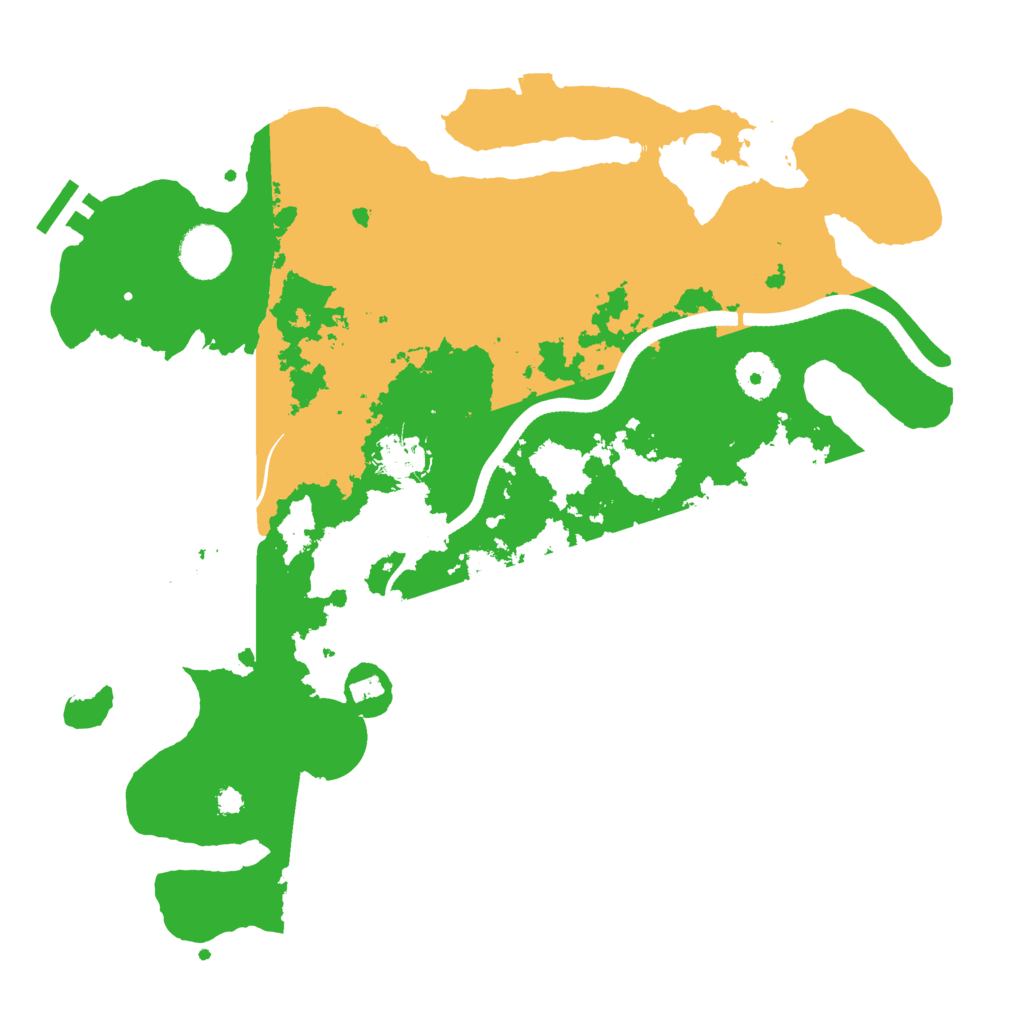 Biome Rust Map: Procedural Map, Size: 3500, Seed: 826714015