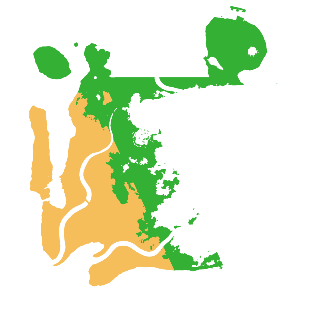 Biome Rust Map: Procedural Map, Size: 3000, Seed: 48475