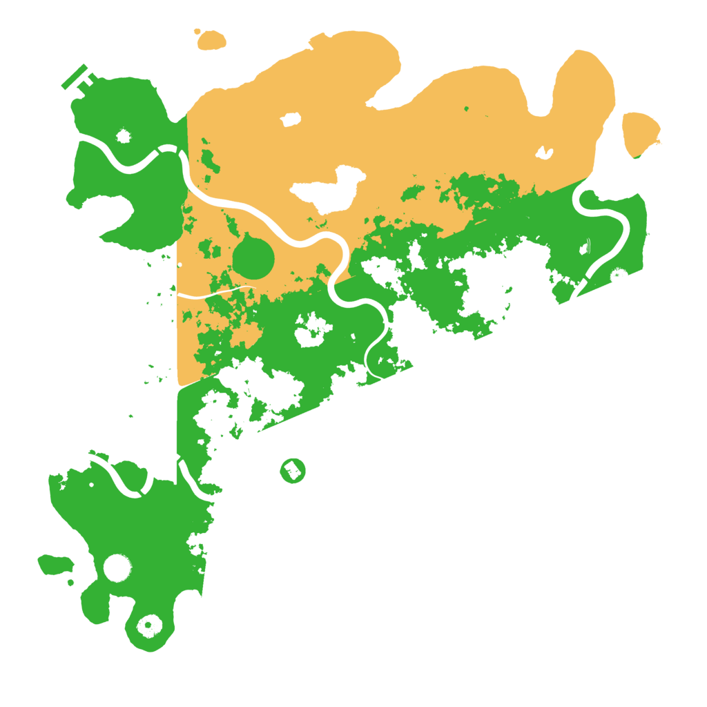 Biome Rust Map: Procedural Map, Size: 4500, Seed: 2136171443