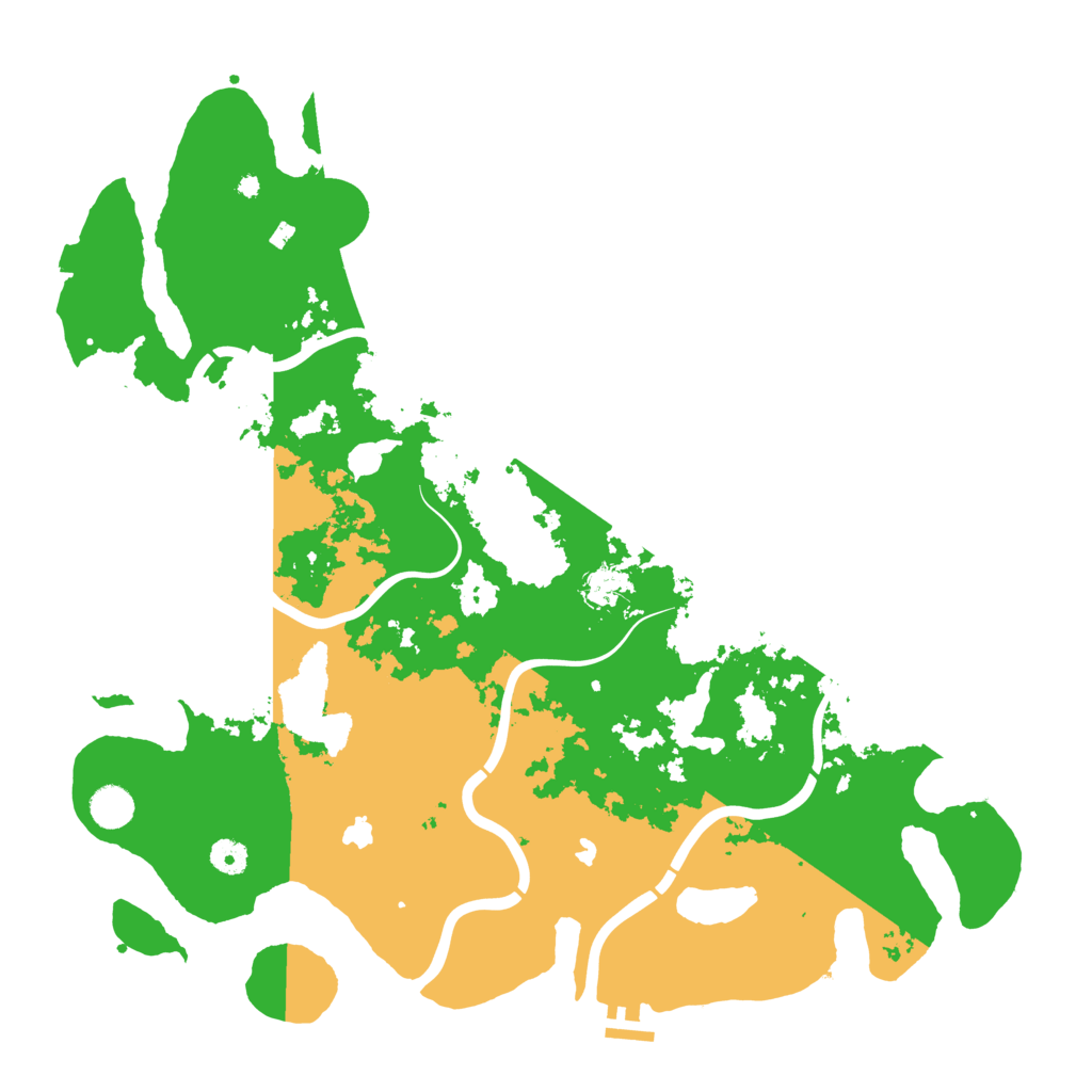 Biome Rust Map: Procedural Map, Size: 4500, Seed: 799261640