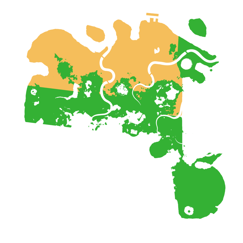 Biome Rust Map: Procedural Map, Size: 4000, Seed: 1924982834