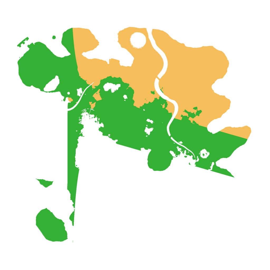Biome Rust Map: Procedural Map, Size: 3000, Seed: 447349384