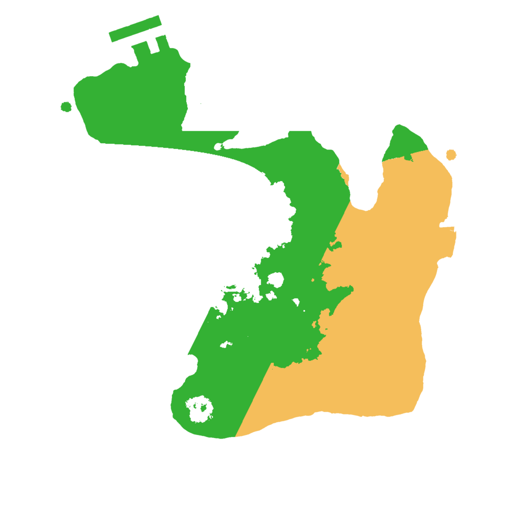 Biome Rust Map: Procedural Map, Size: 2000, Seed: 531359