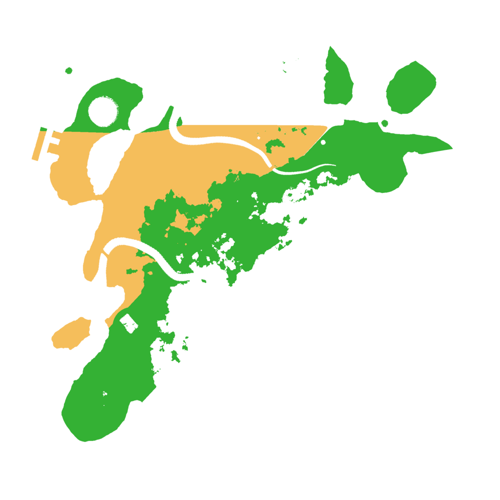 Biome Rust Map: Procedural Map, Size: 3000, Seed: 17883