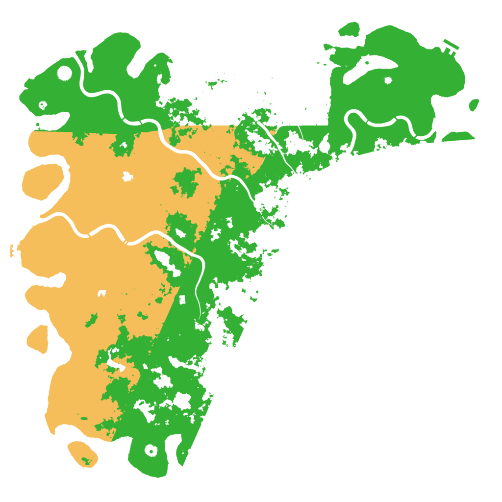 Biome Rust Map: Procedural Map, Size: 6000, Seed: 47878