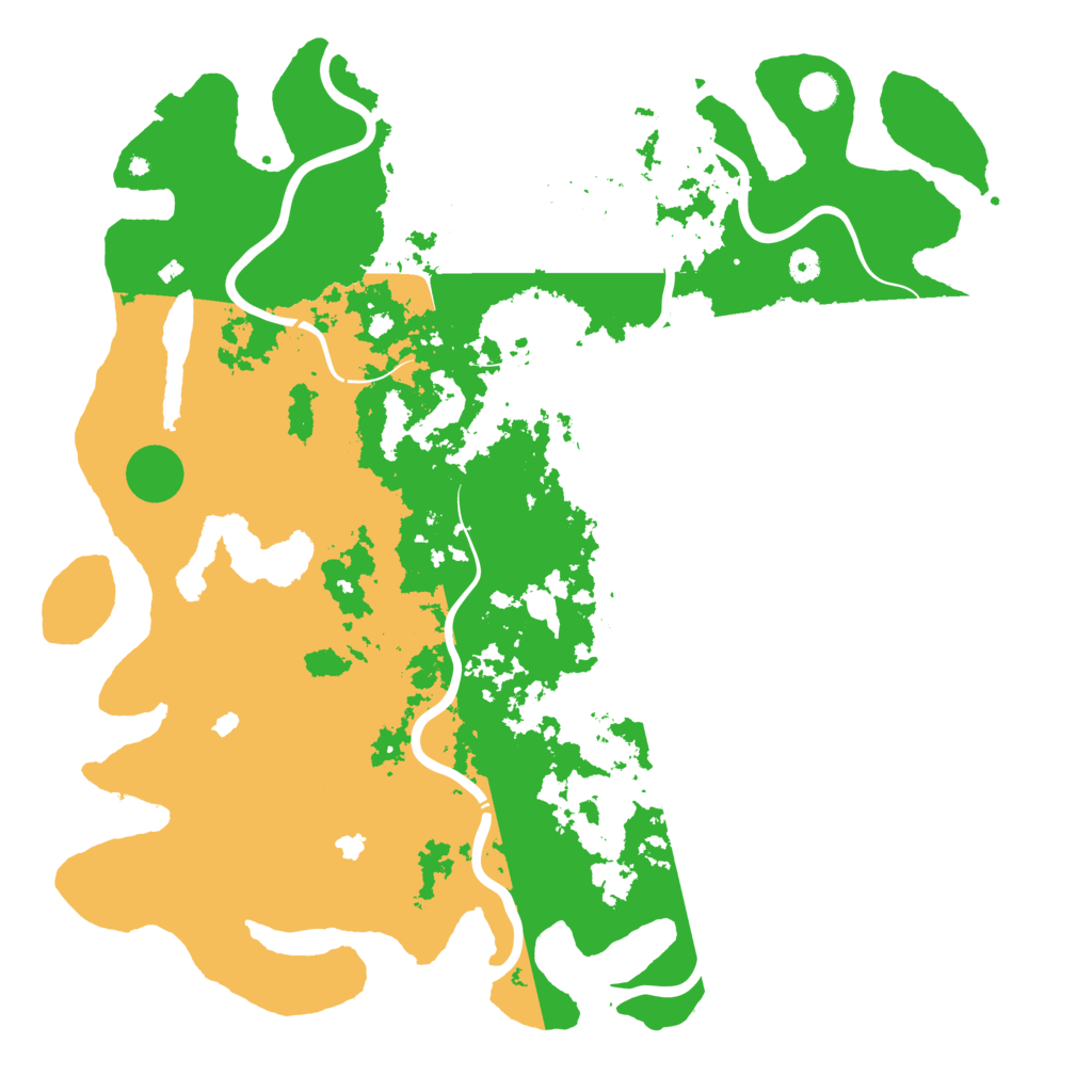 Biome Rust Map: Procedural Map, Size: 5000, Seed: 397808084