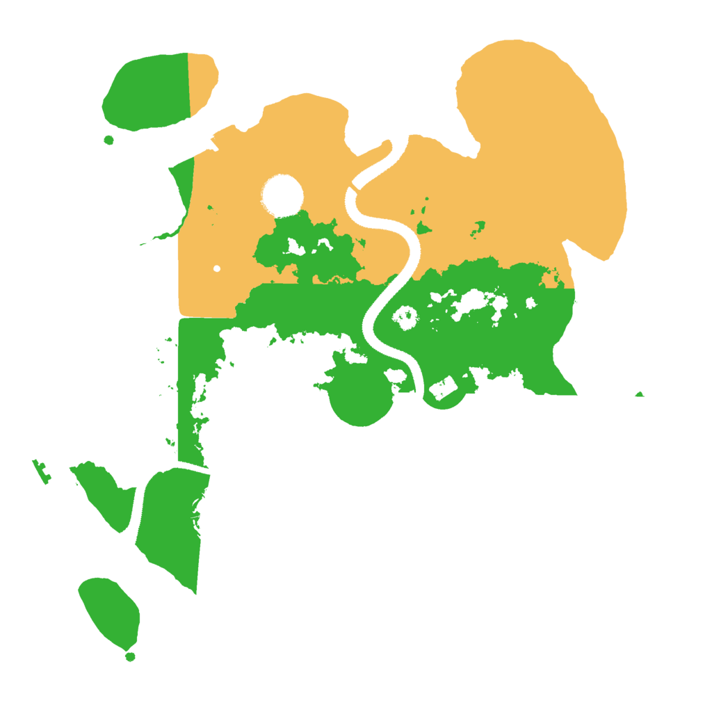 Biome Rust Map: Procedural Map, Size: 3000, Seed: 954081448