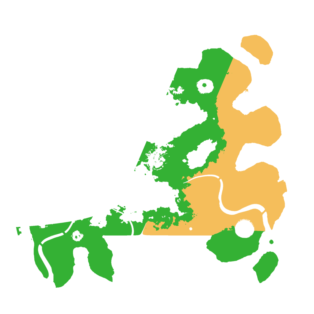 Biome Rust Map: Procedural Map, Size: 3000, Seed: 3191991