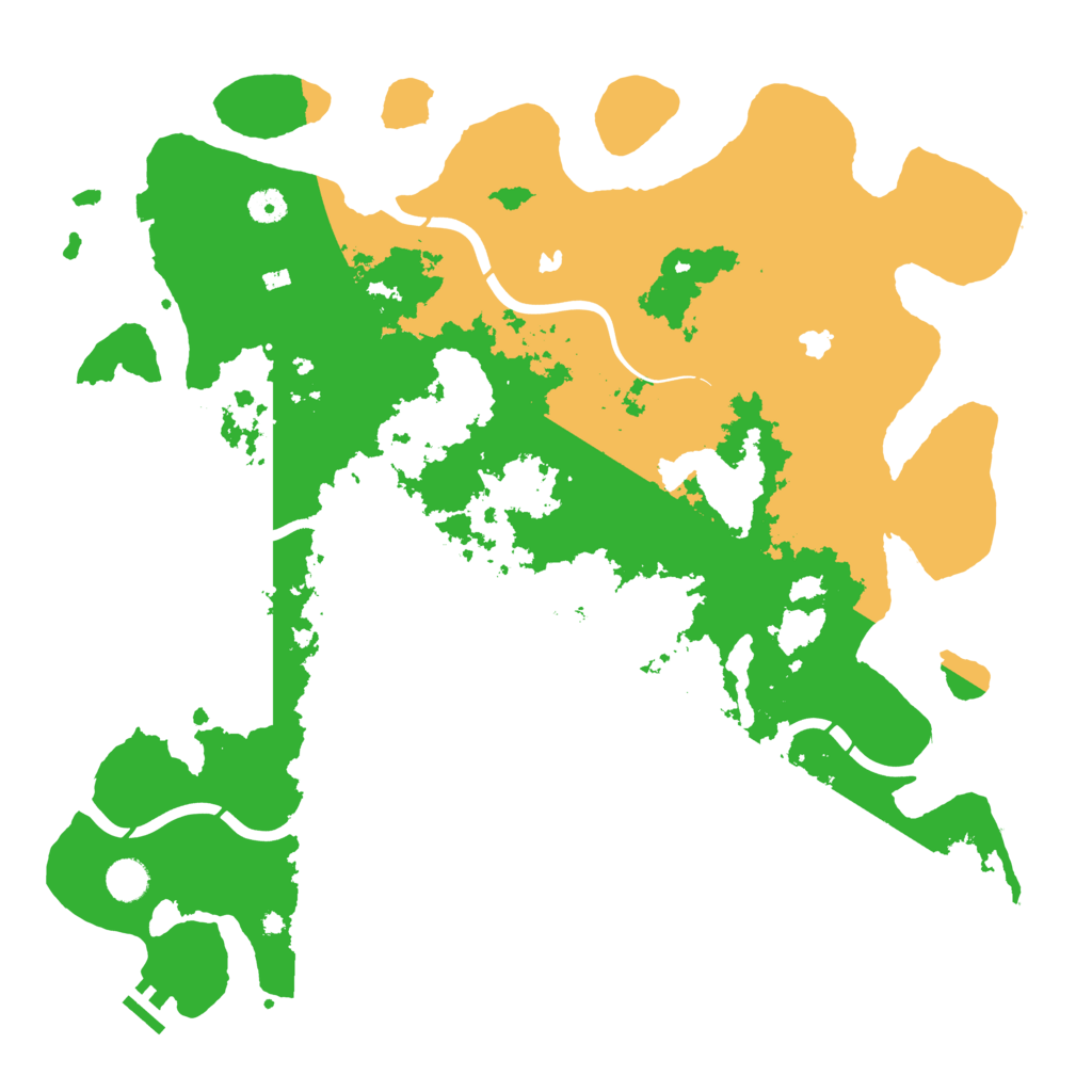 Biome Rust Map: Procedural Map, Size: 4500, Seed: 739626