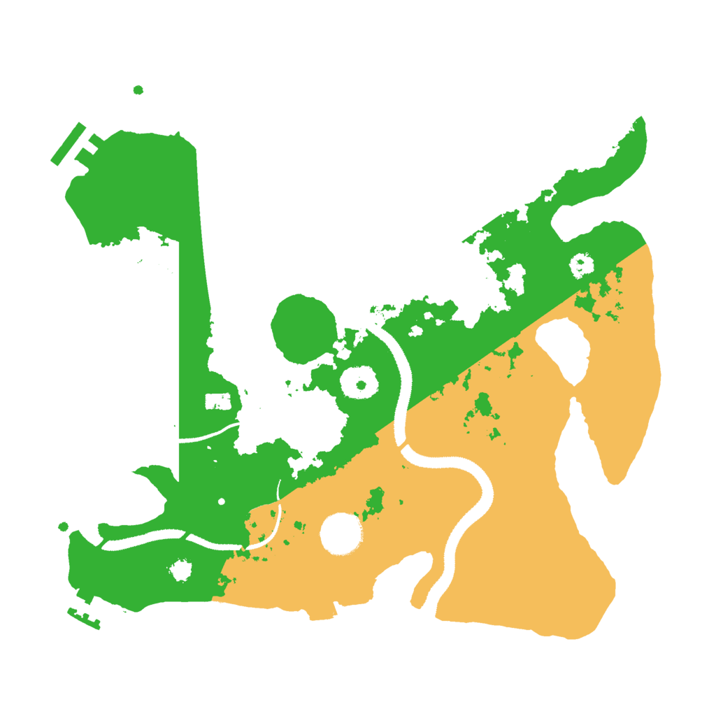 Biome Rust Map: Procedural Map, Size: 3001, Seed: 71689