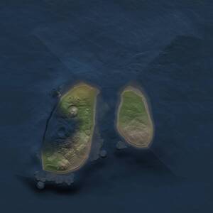 Thumbnail Rust Map: Procedural Map, Size: 1024, Seed: 921905860, 1 Monuments