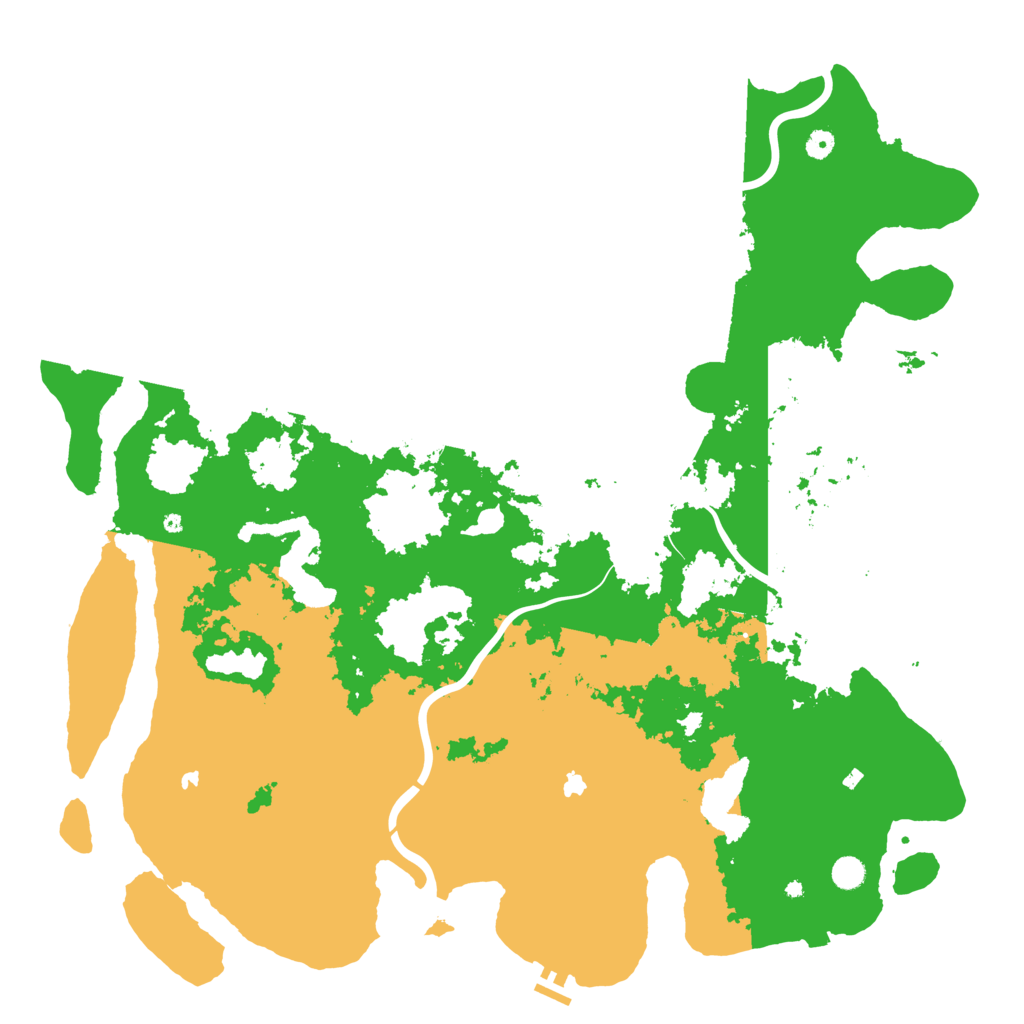 Biome Rust Map: Procedural Map, Size: 5400, Seed: 2095167