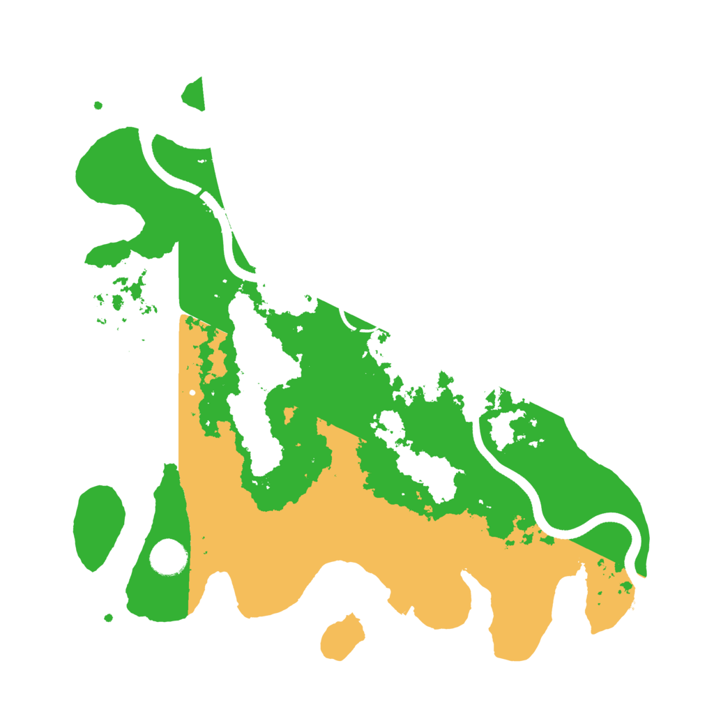Biome Rust Map: Procedural Map, Size: 3500, Seed: 605325970