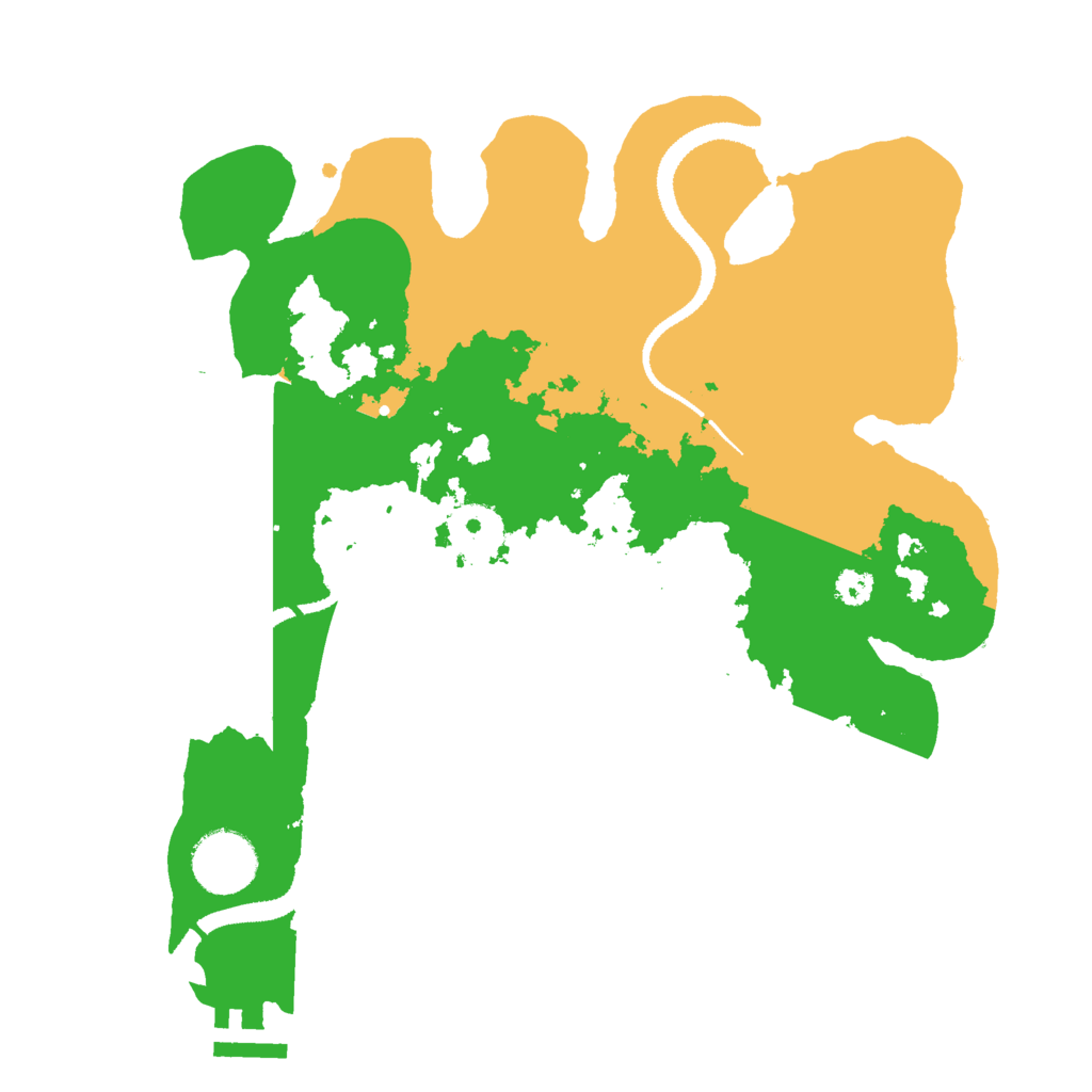 Biome Rust Map: Procedural Map, Size: 3000, Seed: 10524112