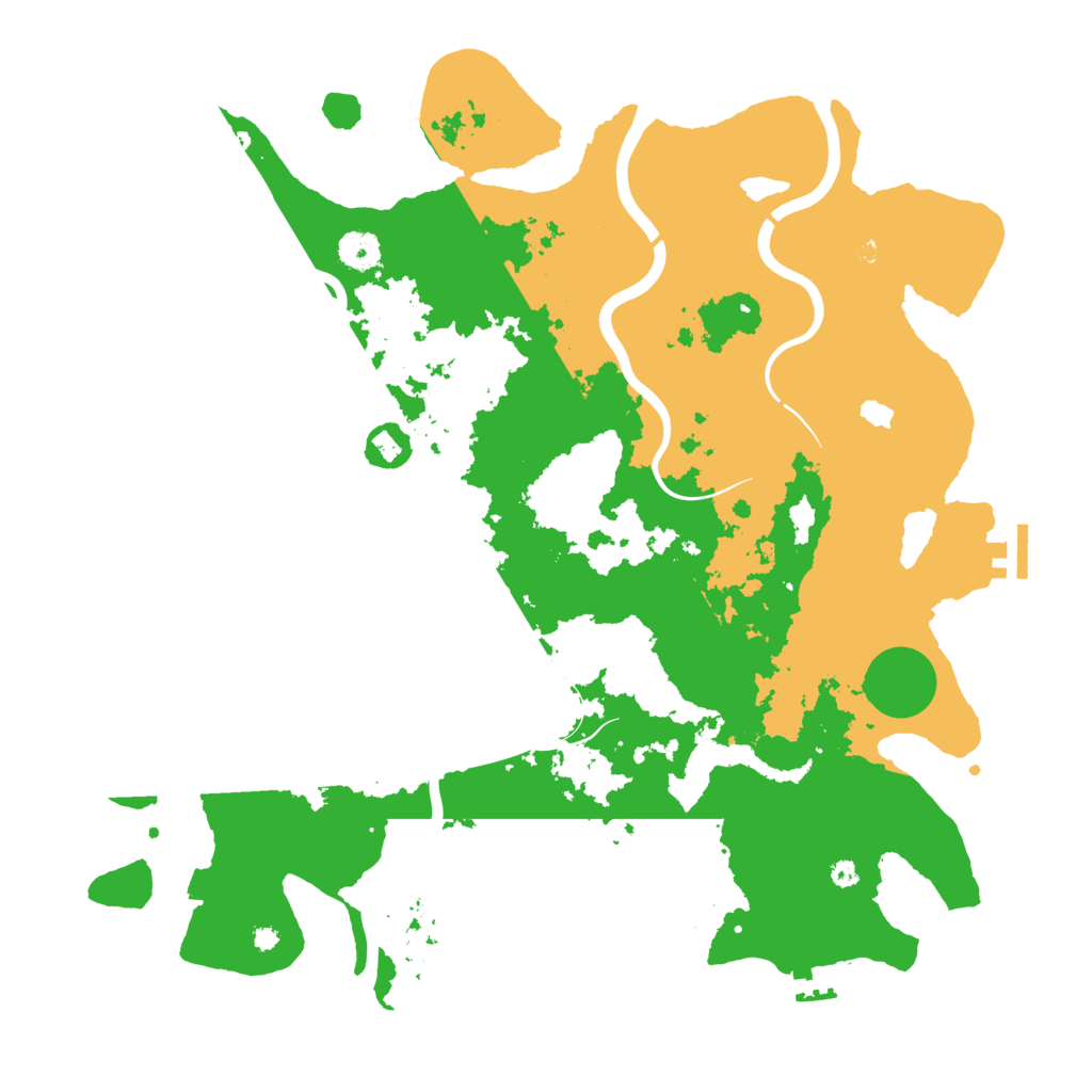 Biome Rust Map: Procedural Map, Size: 4050, Seed: 885108253