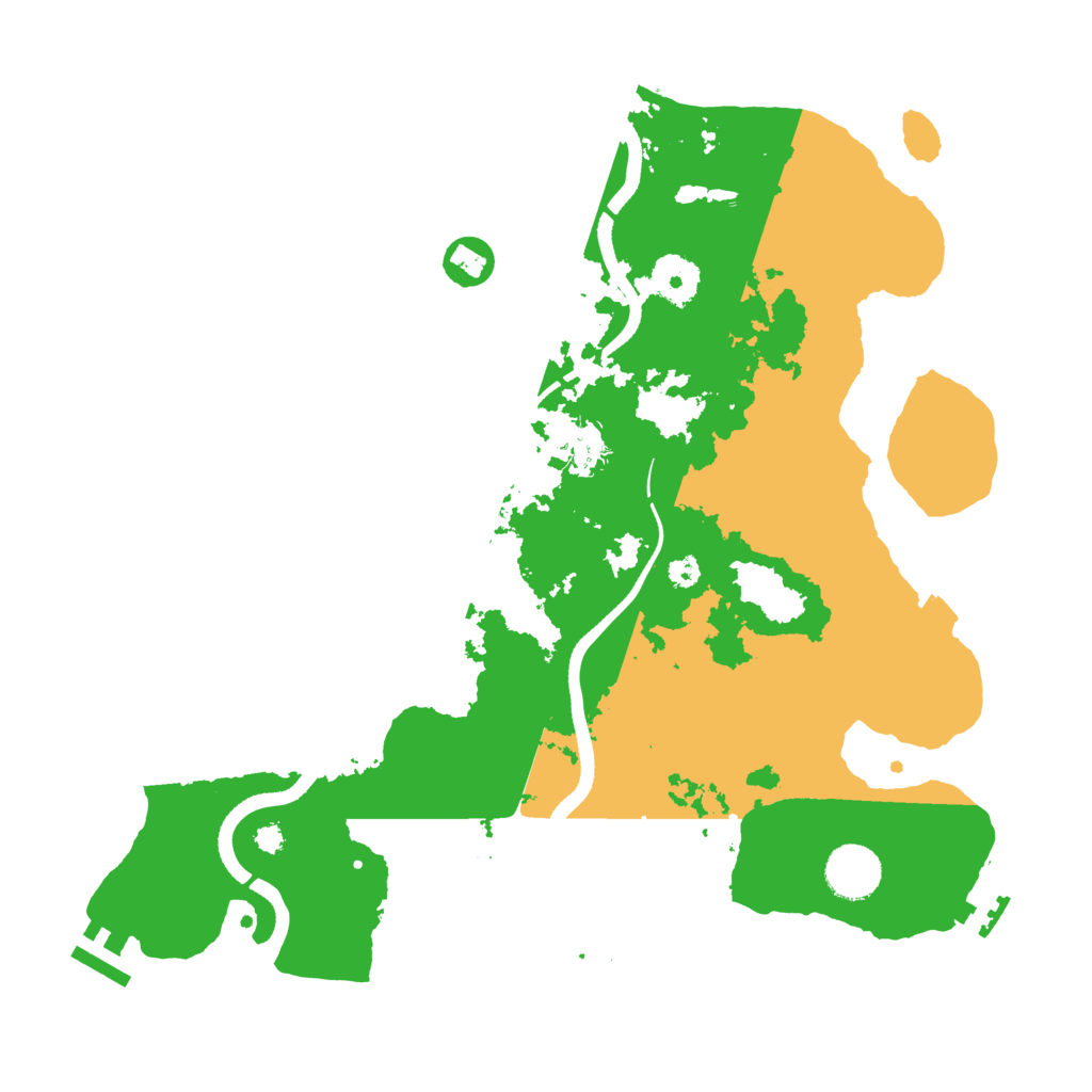 Biome Rust Map: Procedural Map, Size: 3500, Seed: 619856449