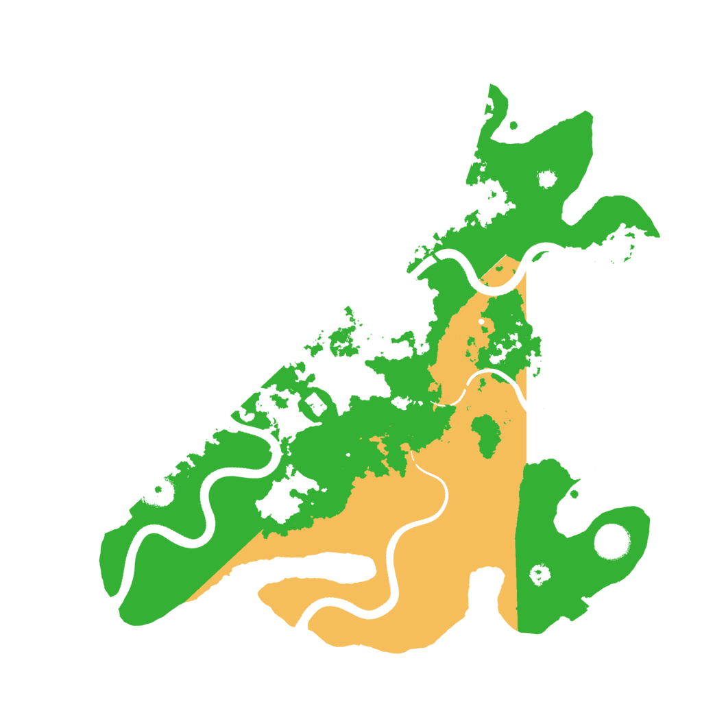 Biome Rust Map: Procedural Map, Size: 3500, Seed: 889333518