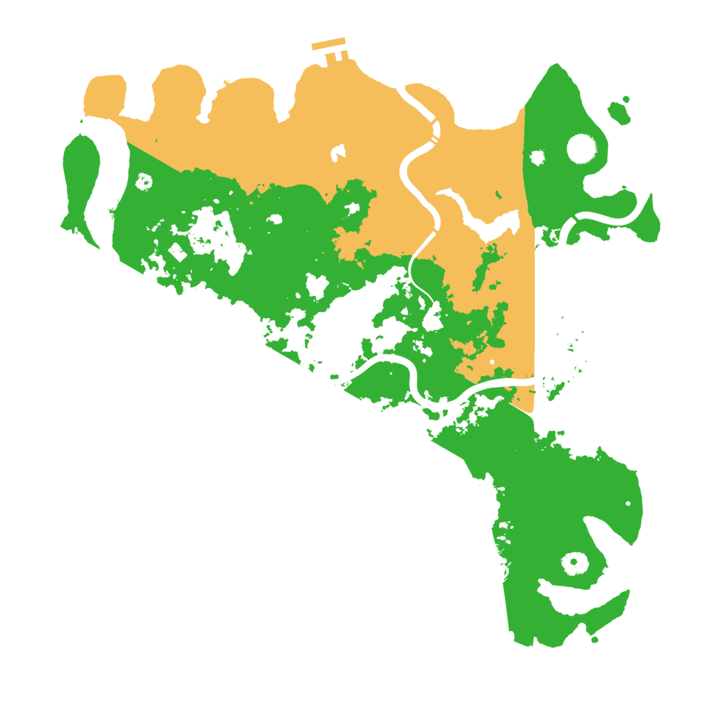 Biome Rust Map: Procedural Map, Size: 4250, Seed: 545222971